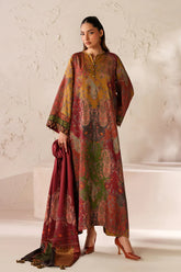 Baroque - Winter 3PC Karandi Digital Print Dress - KP33405